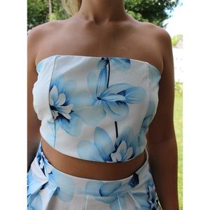 1 of 2: Top of Floral Set